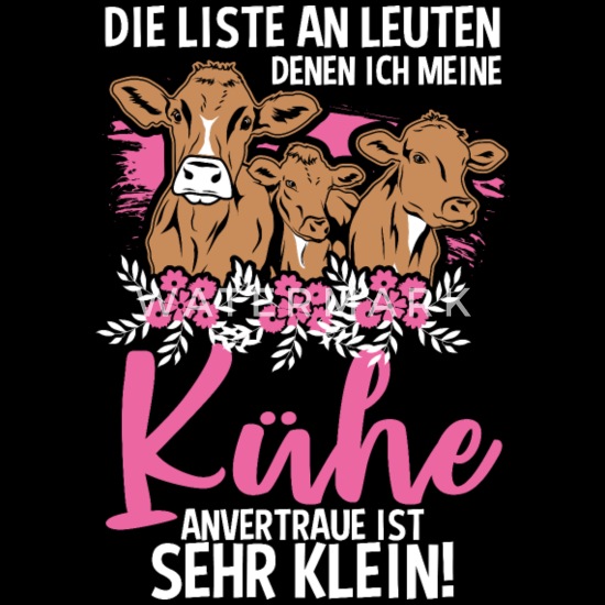 Kuhe Anvertrauen Landwirt Bauer Kuh Milch Spruche Manner Premium Kapuzenjacke Spreadshirt
