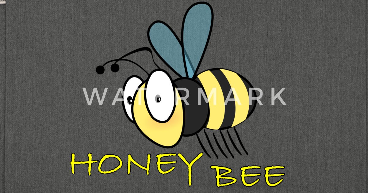 Honey bee - bee darling cartoon' Shoulder Bag recycled | Spreadshirt