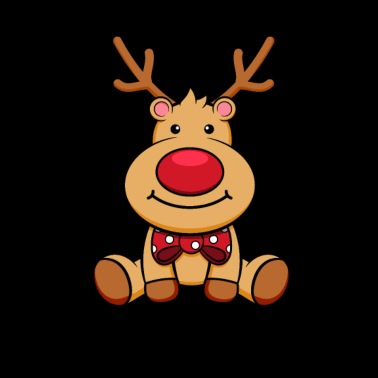 Antler Happy Holidays Christmas Red Nose Reindeer Antler Ornaments Coffee Mug Tea BIA 