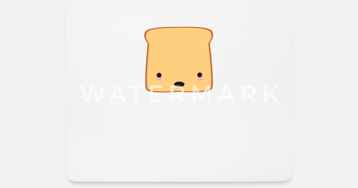 Pan tostado comida dulce comida dibujos animados proteína sandwich'  Alfombrilla de ratón | Spreadshirt