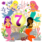 Verjaardagskaart Meisje 7 Jaar