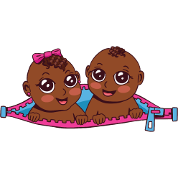 Bebe Jumeaux Mignon Bebe Noir Sac A Dos Cordon Spreadshirt