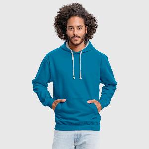 Contrast Colour Hoodie - Front