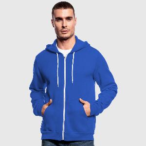 Unisex Hooded Jacket by Bella + Canvas - Front