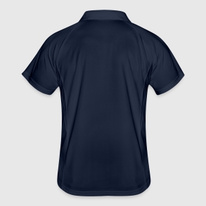 Oddychająca męska koszulka polo - Tył