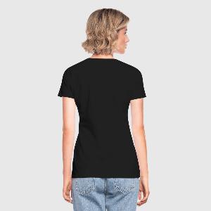 Klassisches Frauen-T-Shirt mit V-Ausschnitt - Hinten