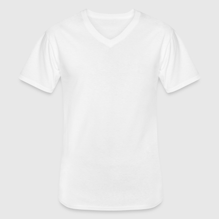 Klassisches Männer-T-Shirt mit V-Ausschnitt - Vorne