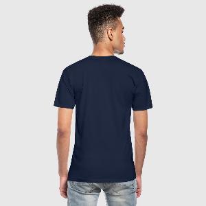 Klassisches Männer-T-Shirt mit V-Ausschnitt - Hinten