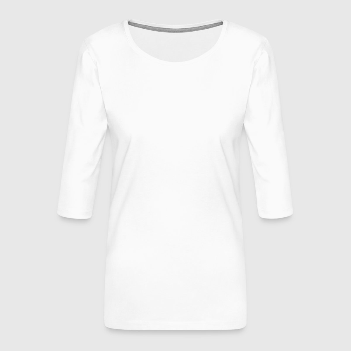 Frauen Premium 3/4-Arm Shirt - Vorne