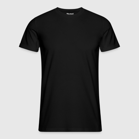 Men's Organic T-Shirt with Rolled Sleeves - Front
