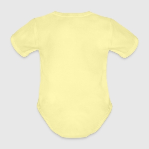 Organic Short-sleeved Baby Bodysuit - Back