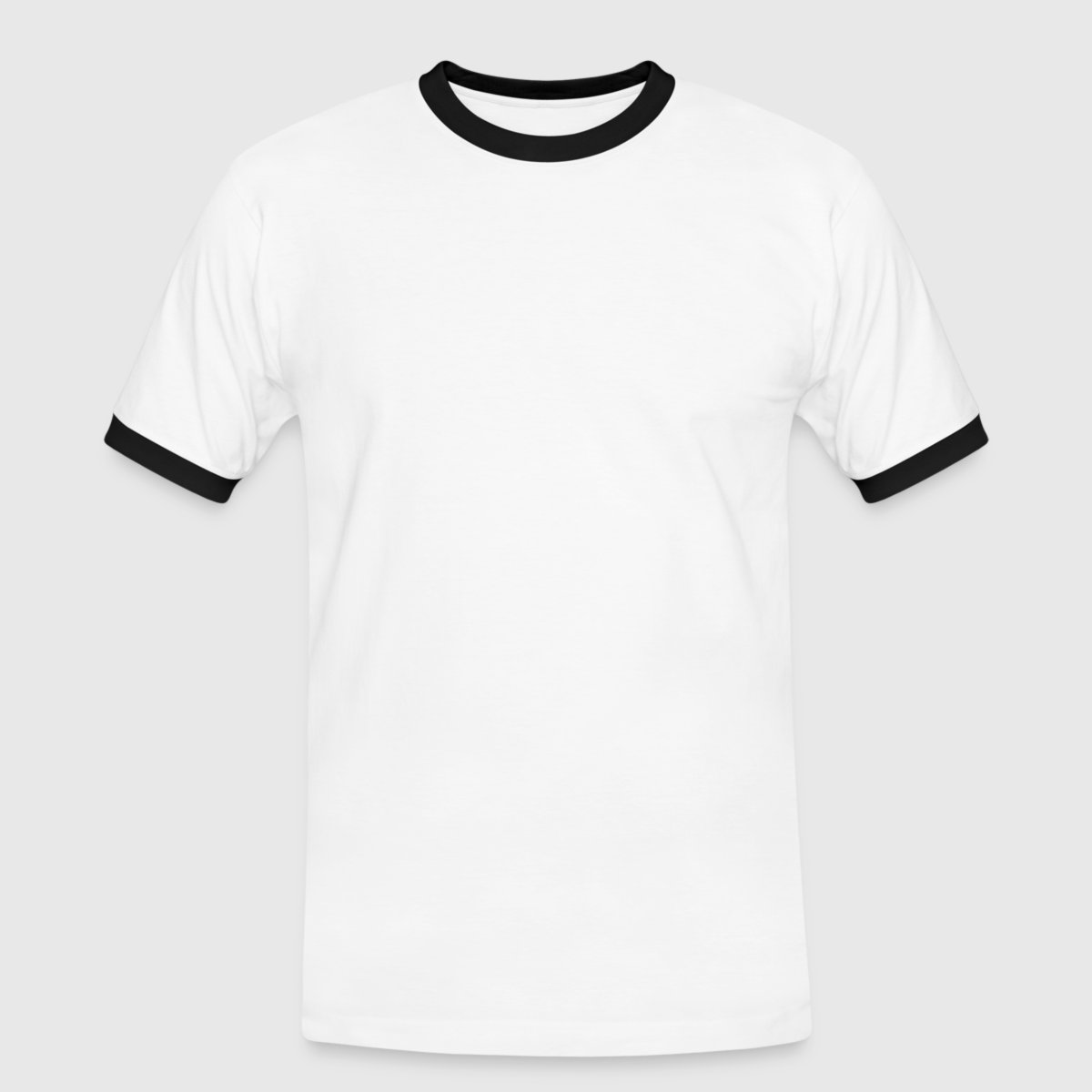 Männer Kontrast-T-Shirt - Vorne