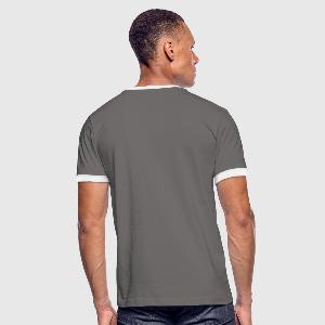 Männer Kontrast-T-Shirt - Hinten