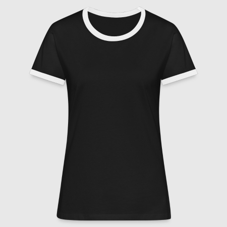 Frauen Kontrast-T-Shirt - Vorne