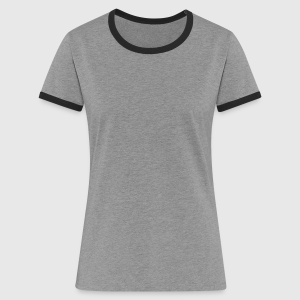 Frauen Kontrast-T-Shirt - Vorne