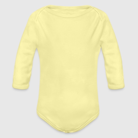 Organic Longsleeve Baby Bodysuit - Front