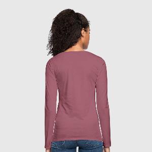 Women's Premium Longsleeve Shirt - Back
