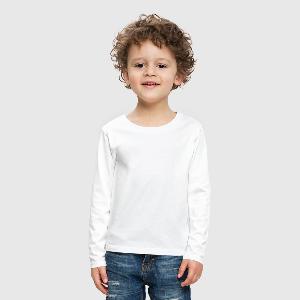 Lasten premium pitkähihainen t-paita - Edestä