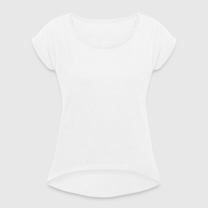 Women's T-Shirt with rolled up sleeves - Front