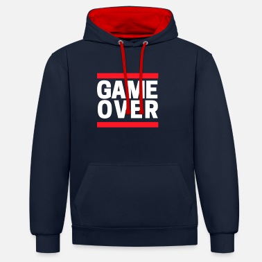 Game Over GAME OVER - Unisex Hoodie zweifarbig