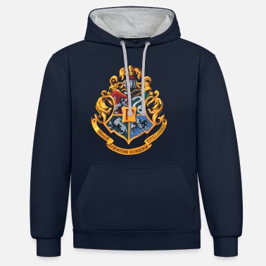 Regular Coupe Standard Harry Potter Poudlard Maison Femme Sweat-Shirt zipp/é /à Capuche Anthracite