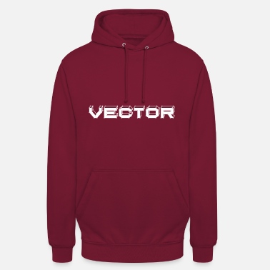 Vektor vektor - Unisex hættetrøje