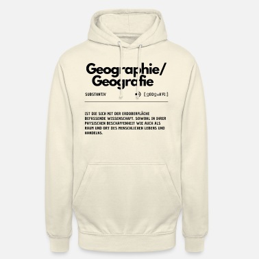 Geografie Geografie - Unisex Hoodie