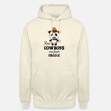Cowboy Real Cowboys are from Greece Gift - Unisex Hoodie