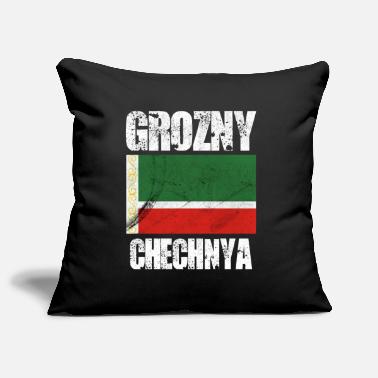 Combattant Grozny Tchétchénie, drapeau tchétchène - Housse de coussin