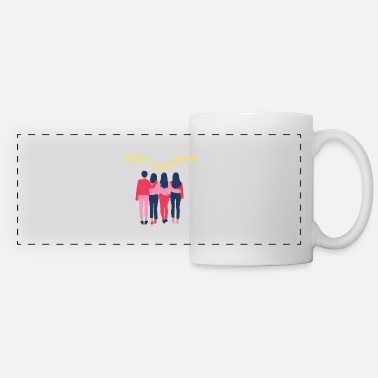 Friends Friends, friends, friends - Panoramic Mug