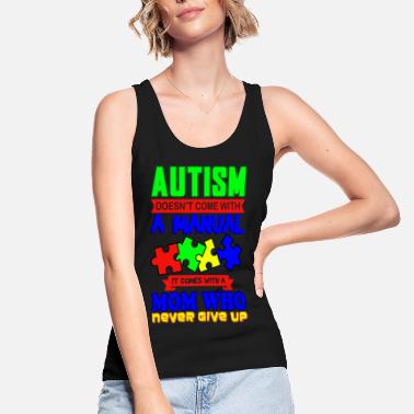 Barn Autism Asperger mamma barn värld autism dag - Ekologisk tanktopp dam