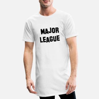 Major League Major League -bokstaver som en gaveidé - Lang T-skjorte for menn