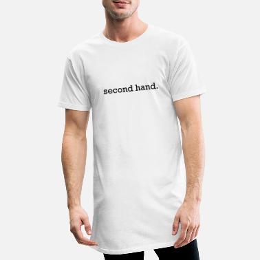 Seconda Mano nero di seconda mano - Maglietta lunga uomo