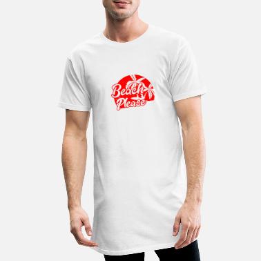 Strand stranden - Lång T-shirt herr