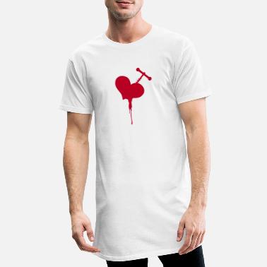 Herz Gebrochen Herz gebrochen - Männer Longshirt