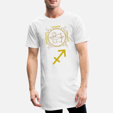 Strzelec Znak zodiaku Horoskop zodiaku Strzelec - Długa koszulka męska