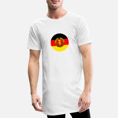 Ddr Vlag van de DDR Oost-Duitsland vlag - Mannen Longshirt