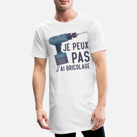 Tee+shirt+humourFemme Humour Mécano Cadeau homme femme Bricolage Tee T-Shirt avec Col en V 
