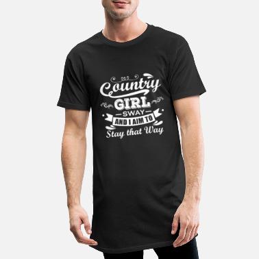 Country Cowboy Country Western Tytöt - Miesten urbaani pitkäpaita