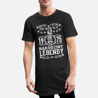 Narodziny 1975 - 42 lat - Legendy - 2017 - PL - Długa koszulka męska