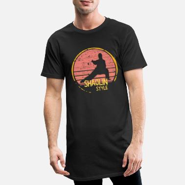 Shaolin Shaolin Style Kung Fu Vintage Style - Lang T-skjorte for menn