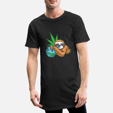 Cbs Sloth bong cannabis THC luke røyking luke morsomt - Lang T-skjorte for menn