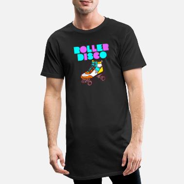 Disco Roller Disco - Lang T-skjorte for menn