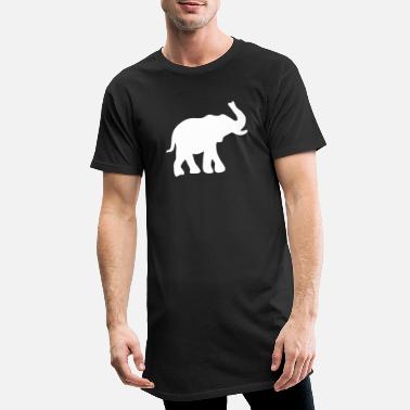 Gruboskórny Słoń Savannah Gruboskórny - Długa koszulka męska