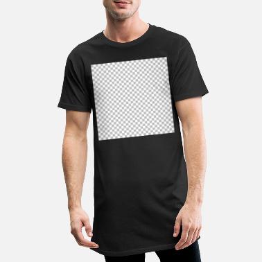 Transparente fondo transparente - Camiseta de corte largo hombre
