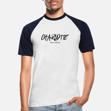 North Carolina North Carolina Charlotte - Baseball T-shirt mænd