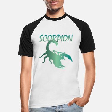 Arachnid Skorpion Skorpione Silhouette Arachnid - Männer Baseball T-Shirt