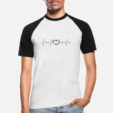 Cardiogramme Cardiogramme pouls - T-shirt baseball Homme