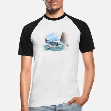 Bateaux bateau à voile - T-shirt baseball Homme