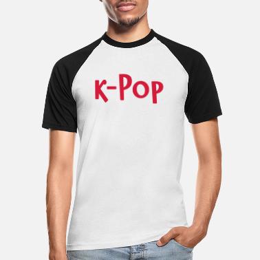 Fanklubi K-POP / KOREAN POP-MUSIIKKI - Miesten baseballpaita